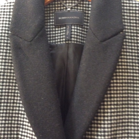 BCBG MAXAZRIA wool houndstooth coat - Picture 3 of 11